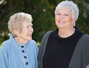 Photo of Pat Stien and Beth Stien Davis. Link to their story.