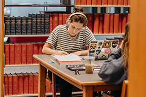 Photo of students studying. Link to Gifts of Appreciated Securities. Photo of students studying. Link to Gifts of Appreciated Securities.